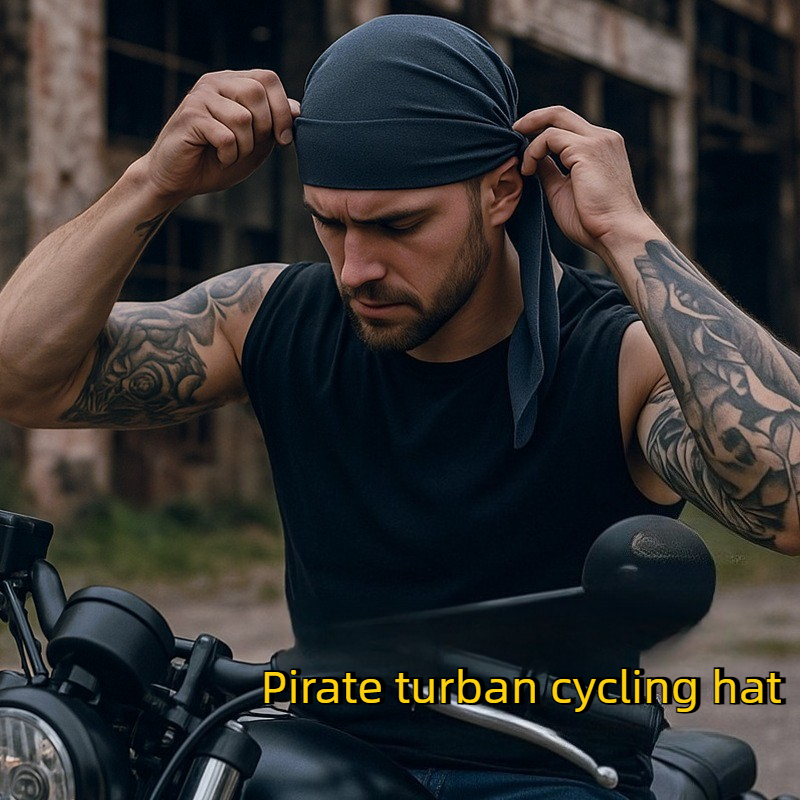 Bandana Doo Rag - Snel drogende piratenbandana voor heren, ademende