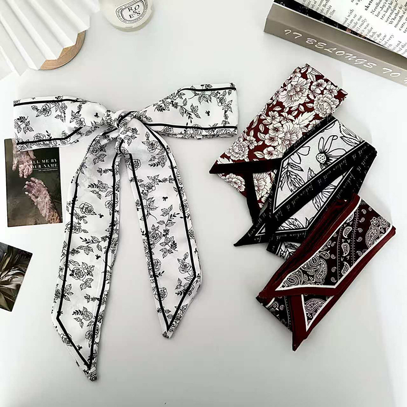 Silk Neck Scarf - Luxe dames sjaal van zijde, lang,