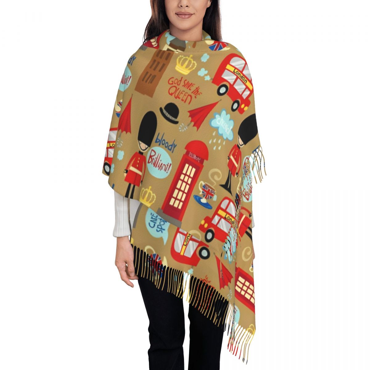 Pashmina Wrap Large - Enchanted London sjaal voor dames Winter