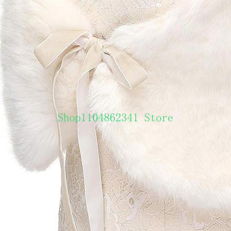 652F Verfijnde namaakbont stol - Stole Wedding Shawl recensie en prijs