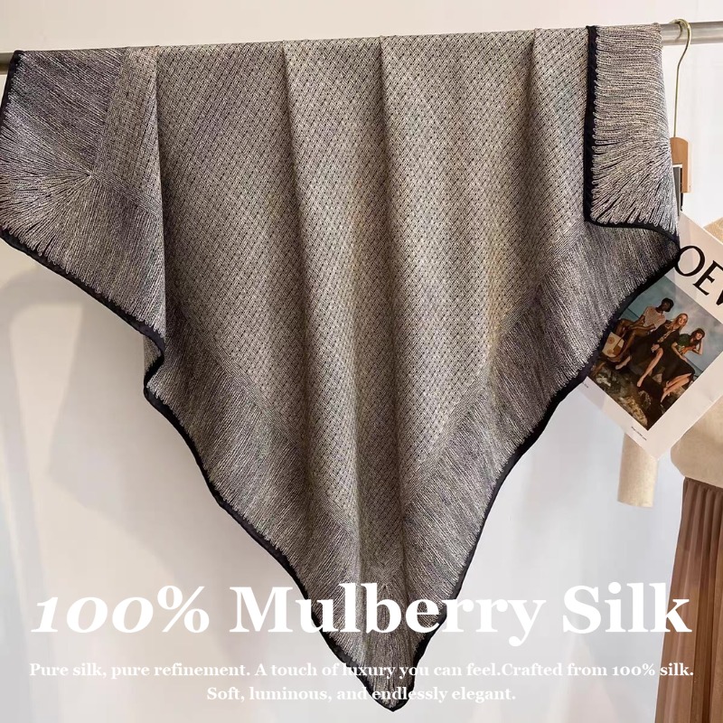 Oversized 110x110cm echte zijd - Pashmina Wrap Large recensie en prijs