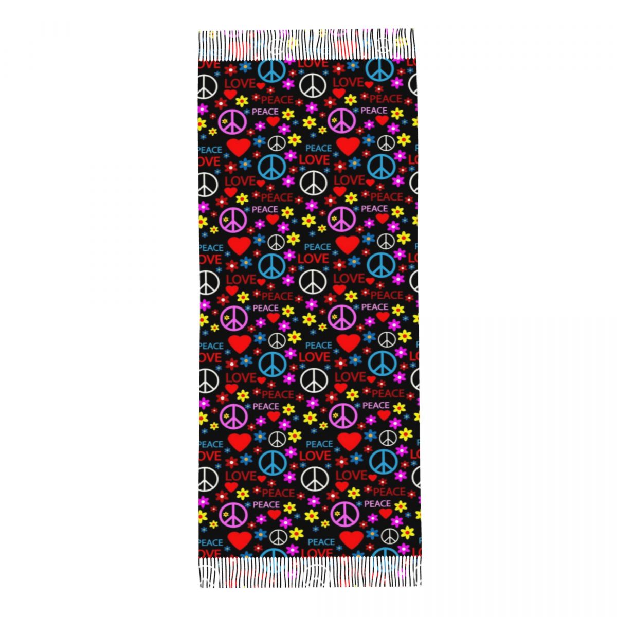 Peace Foral Love Patroon Sjaal - Pashmina Wrap Large recensie en prijs