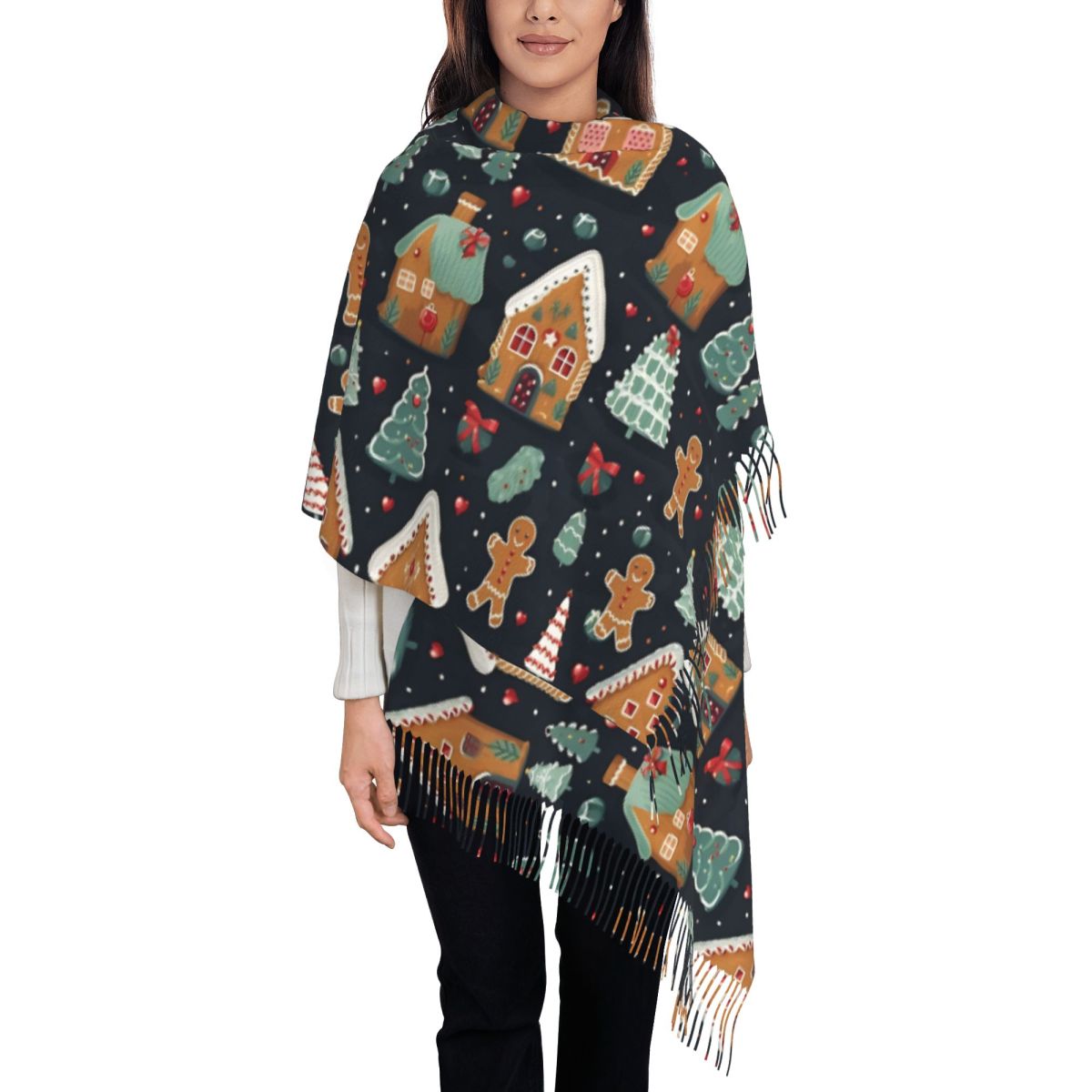 Christmas Delight-Grillige Pep - Pashmina Wrap Large recensie en prijs
