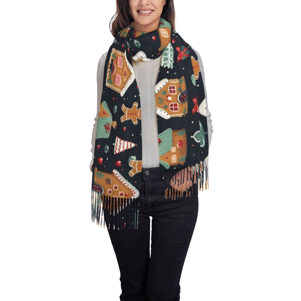 Christmas Delight-Grillige Pep - Pashmina Wrap Large recensie en prijs
