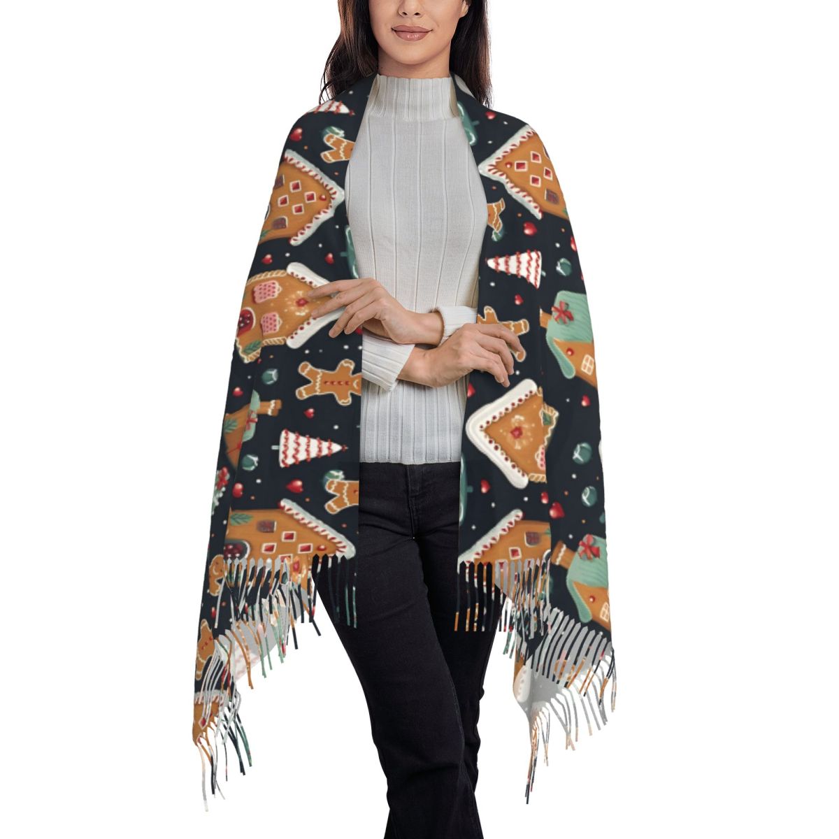 Christmas Delight-Grillige Pep - Pashmina Wrap Large recensie en prijs