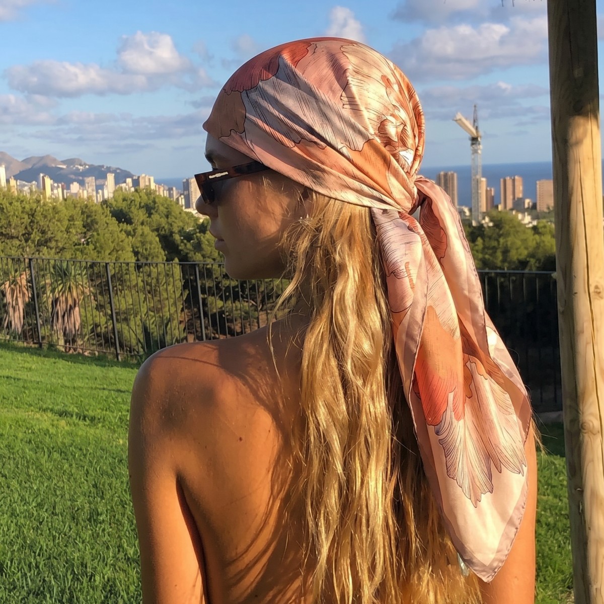 Vrouwen Zijden Vierkante Sjaal - Pashmina Wrap Large recensie en prijs