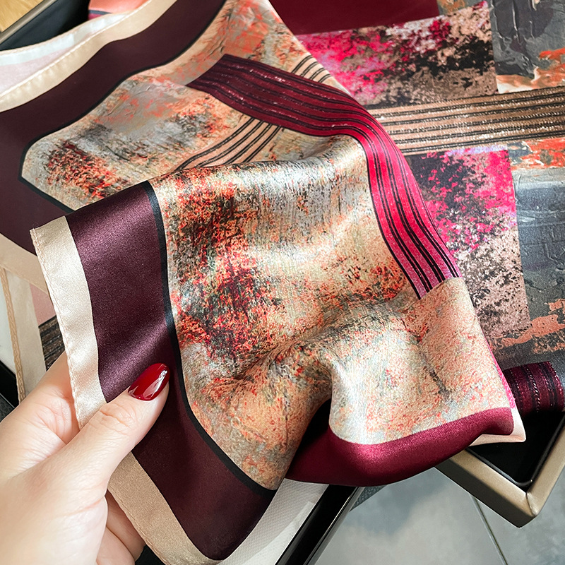 100% Echte Zijde Vierkante Sja - Ascot Neck Scarf recensie en prijs