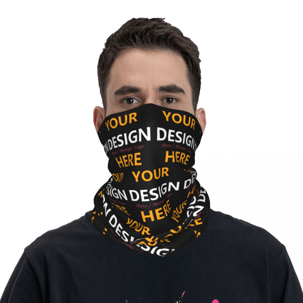 Aangepaste uw ontwerp hier Ban - Neck Warmer Tube recensie en prijs