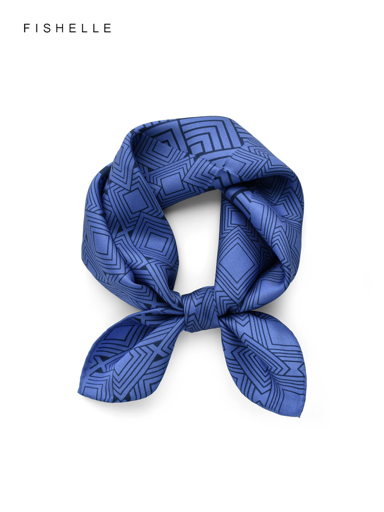 Geometrische Gedrukt Real Zijd - Scarf Silk Square recensie en prijs