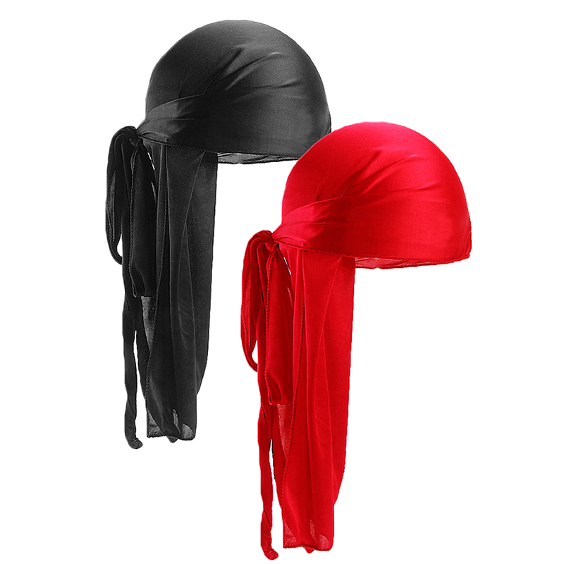2 stuks Zijdeachtig Satijn Dur - Bandana Doo Rag recensie en prijs