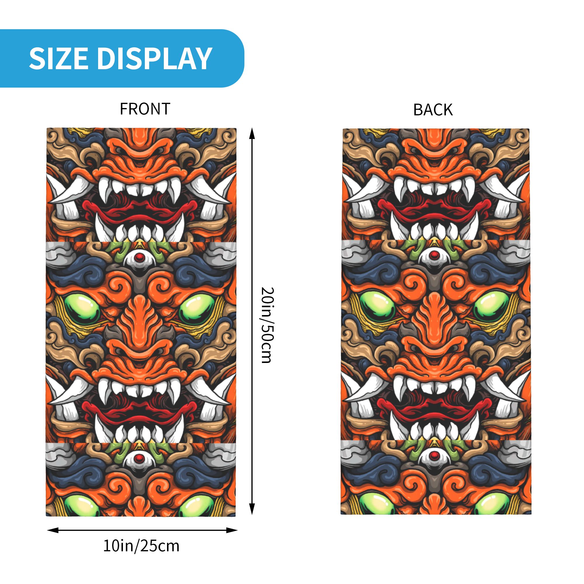 Aangepaste Samurai Demon Oni W - Neck Warmer Tube recensie en prijs